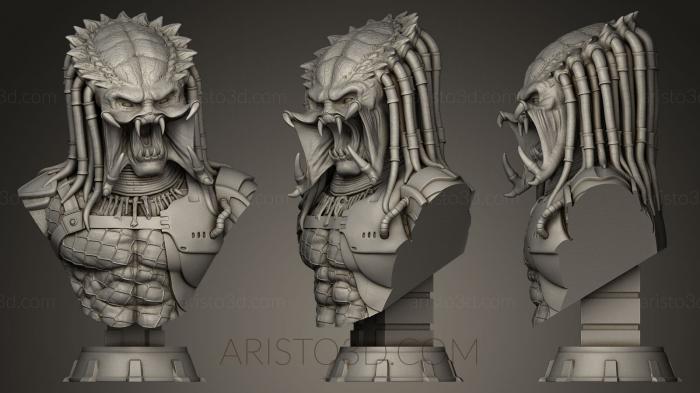 Busts of heroes and monsters (BUSTH_0263) 3D model for CNC machine